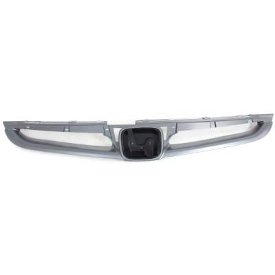 Rareelectrical - New Primed Grille Assembly Compatible With Honda Accord Ex 6 Cyl 3.0L Accord Ex-L 4 Cyl 2.4L Accord - Image 1