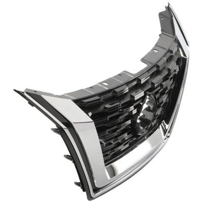 RAREELECTRICAL - New Black Shell Grille Assembly Compatible With Nissan Rogue S 3 Cyl 1.5L Rogue Sl 3 Cyl 1.5L Rogue - Image 8