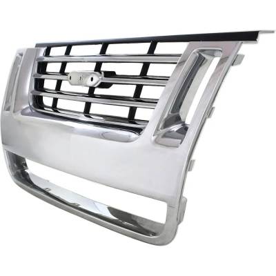 Rareelectrical - New Grille Assembly Compatible With Ford Explorer Sport Trac Xlt 6 Cyl 4.0L Explorer Sport Trac Xlt - Image 2