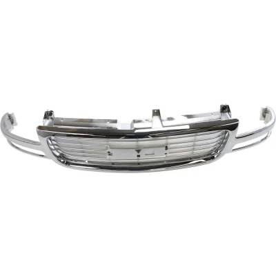 Rareelectrical - New Grille Assembly Compatible With Gmc Sierra 2500 Base 8 Cyl 6.0L Yukon Sl 8 Cyl 5.3L Sierra 1500 - Image 5
