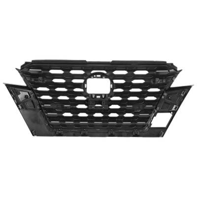 Rareelectrical - Painted Black Grille Assembly Compatible With Nissan Kicks Sr 4 Cyl 1.6L 2021-2023 Ni1200325 - Image 4
