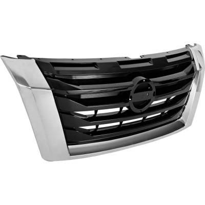 Rareelectrical - New Painted Black Grille Assembly Compatible With Nissan Pathfinder Sl Premium 6 Cyl 3.5L Pathfinder - Image 3