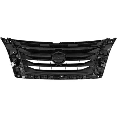 Rareelectrical - New Painted Black Grille Assembly Compatible With Nissan Pathfinder Sv 6 Cyl 3.5L Pathfinder Sl - Image 4