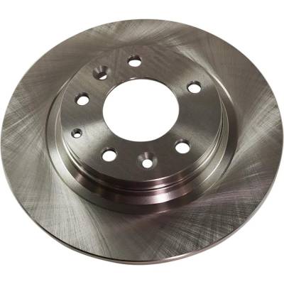 New Solid Brake Disc Compatible With Ford Lincoln Mazda Mx-5 Miata Gt 4 Cyl 2.0L 626 Lx 6 Cyl 2.5L
