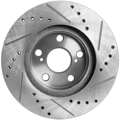 Rareelectrical - New Vented Brake Disc Compatible With Lexus Toyota Ct200h Base 4 Cyl 1.8L Prius Five 4 Cyl 1.8L - Image 4