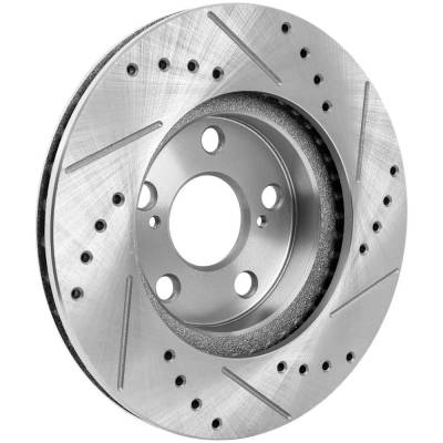Rareelectrical - New Vented Brake Disc Compatible With Lexus Toyota Ct200h Base 4 Cyl 1.8L Prius Five 4 Cyl 1.8L - Image 5