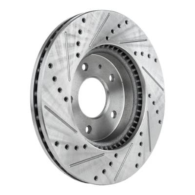 Rareelectrical - New Performance Rotor Brake Disc Compatible With Chevrolet Pontiac Saturn Vue Green Line 4 Cyl 2.4L - Image 5