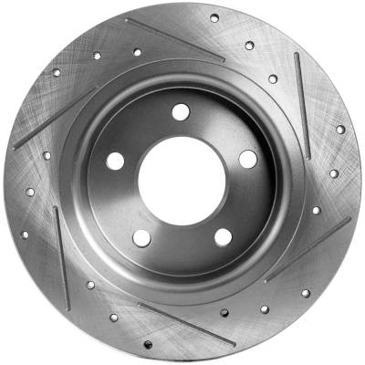 Rareelectrical - New Solid Brake Disc Compatible With Mazda 3 Gt 4 Cyl 2.3L 3 Sport Gs 4 Cyl 2.5L 3 S 4 Cyl 2.3L 3 - Image 4