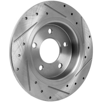 Rareelectrical - New Solid Brake Disc Compatible With Mazda 3 Gt 4 Cyl 2.3L 3 Sport Gs 4 Cyl 2.5L 3 S 4 Cyl 2.3L 3 - Image 5