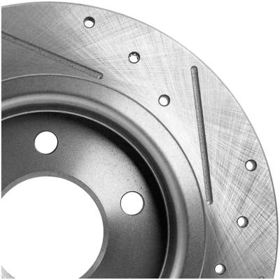 Rareelectrical - New Solid Brake Disc Compatible With Mazda 3 Gt 4 Cyl 2.3L 3 Sport Gs 4 Cyl 2.5L 3 S 4 Cyl 2.3L 3 - Image 7