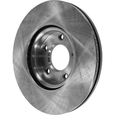 Rareelectrical - New Vented Brake Disc Compatible With Mazda 3 Gt 4 Cyl 2.3L 5 Sport 4 Cyl 2.5L 5 Sport 2.3L 3 Gt - Image 2