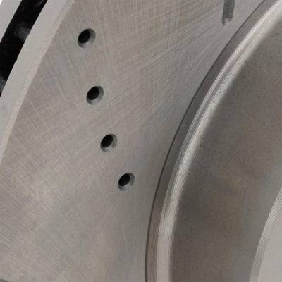 RAREELECTRICAL - New Cross-Drilled And Slotted Brake Disc Compatible With Toyota Tundra Sr5 6 Cyl 3.4L Tundra Sr5 8 - Image 4