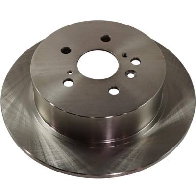 New Solid Brake Disc Compatible With Toyota Highlander Base 4 Cyl 2.7L Highlander Plus 6 Cyl 3.5L