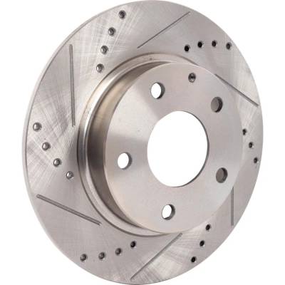 Rareelectrical - New Solid Brake Disc Compatible With Mazda 3 Sport Gx 4 Cyl 2.0L 3 I Grand Touring 4 Cyl 2.0L Sport - Image 2