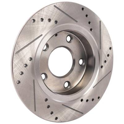 Rareelectrical - New Solid Brake Disc Compatible With Mazda 3 Sport Gx 4 Cyl 2.0L 3 I Grand Touring 4 Cyl 2.0L Sport - Image 5