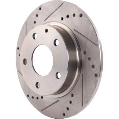 Rareelectrical - New Solid Brake Disc Compatible With Mazda 3 Sport Gx 4 Cyl 2.0L 3 Grand Touring 4 Cyl 2.5L S - Image 3