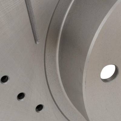 RAREELECTRICAL - New Cross-Drilled And Slotted Brake Disc Compatible With Toyota 4Runner Base 4 Cyl 2.7L Tacoma Base - Image 4