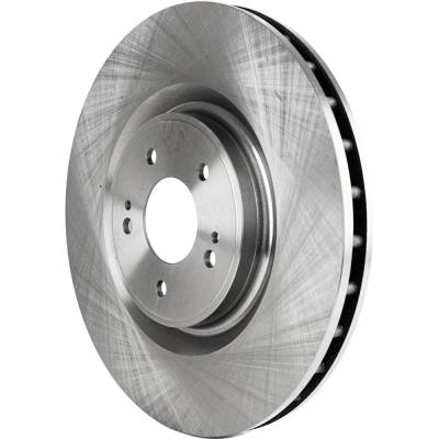 Rareelectrical - New Solid Brake Disc Compatible With Mitsubishi Lancer Evolution Mr Touring 4 Cyl 2.0L Lancer - Image 2