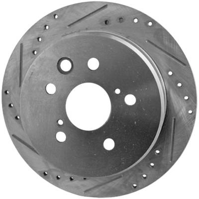 Rareelectrical - Solid Brake Disc Compatible With Lexus Is250 Base 6 Cyl 2.5L Is250 F Sport 6 Cyl 2.5L 2006-2015 By - Image 1