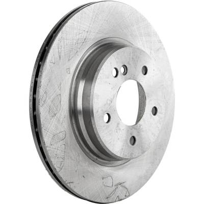 RAREELECTRICAL - New Cast Iron Brake Disc Compatible With Chrysler Mercedes Benz C55 Amg Base 8 Cyl 5.5L C350 Sport 6 - Image 2