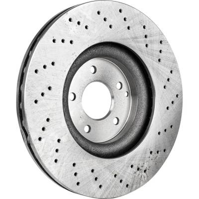 RAREELECTRICAL - New Cast Iron Brake Disc Compatible With Mercedes Benz Slk55 Amg Base 8 Cyl 5.5L Clk550 Base 8 Cyl - Image 6