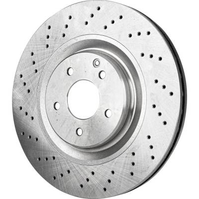 RAREELECTRICAL - New Cast Iron Brake Disc Compatible With Mercedes Benz Slk55 Amg Base 8 Cyl 5.5L Clk550 Base 8 Cyl - Image 7