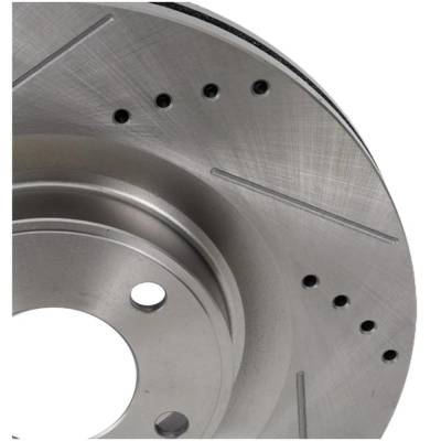 Rareelectrical - New Vented Brake Disc Compatible With Ford Lincoln Edge Limited 4 Cyl 2.0L Edge Sport 6 Cyl 3.5L - Image 4