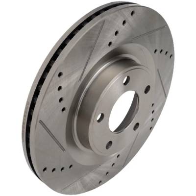 Rareelectrical - New Vented Brake Disc Compatible With Ford Lincoln Edge Limited 6 Cyl 3.5L Edge Sel 4 Cyl 2.0L Edge - Image 3