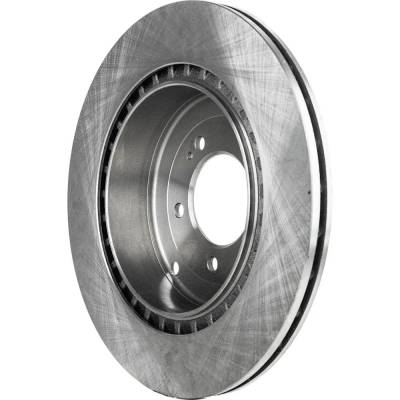 Rareelectrical - New Vented Brake Disc Compatible With Hyundai Santa Fe Lx 6 Cyl 3.5L Santa Fe Base 4 Cyl 2.4L Santa - Image 4