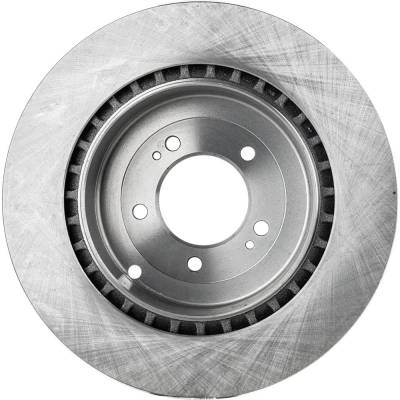 Rareelectrical - New Vented Brake Disc Compatible With Hyundai Santa Fe Lx 6 Cyl 3.5L Santa Fe Base 4 Cyl 2.4L Santa - Image 5