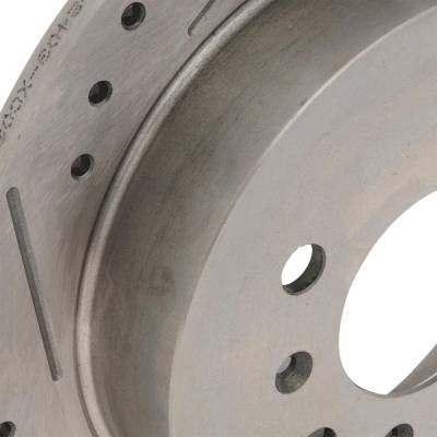 RAREELECTRICAL - New Cross-Drilled Brake Disc Compatible With Buick Chevrolet Impala Lt 6 Cyl 3.5L Impala Ls 6 Cyl - Image 4