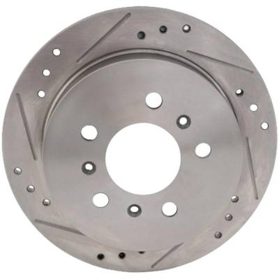 RAREELECTRICAL - New Cross-Drilled Brake Disc Compatible With Buick Chevrolet Lacrosse Super 8 Cyl 5.3L Monte Carlo - Image 3