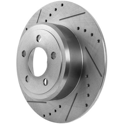 Rareelectrical - New Solid Brake Disc Compatible With Chrysler Dodge Charger Base 6 Cyl 2.7L Challenger Gt 6 Cyl 3.6L - Image 3