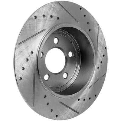 Rareelectrical - New Solid Brake Disc Compatible With Chrysler Dodge 300 C 6 Cyl 3.6L Charger Base 6 Cyl 3.5L - Image 5