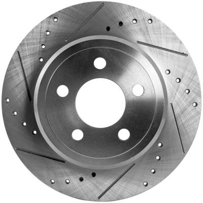 New Solid Brake Disc Compatible With Chrysler Dodge 300 C Luxury 6 Cyl 3.6L Challenger Se 6 Cyl 3.5L