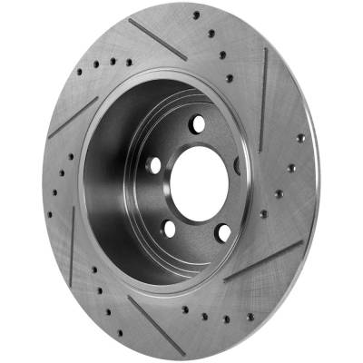 Rareelectrical - New Solid Brake Disc Compatible With Chrysler Dodge 300 C Luxury 6 Cyl 3.6L Challenger Se 6 Cyl 3.5L - Image 6