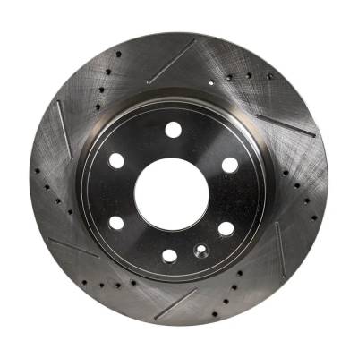 RAREELECTRICAL - New Cross-Drilled Brake Disc Compatible With Buick Chevrolet Gmc Enclave Premium 6 Cyl 3.6L Acadia - Image 3