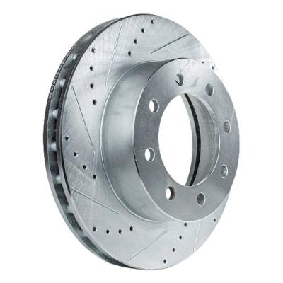 New Vented Brake Disc Compatible With Ford F-450 Super Duty Xlt 8 Cyl 7.3L E-550 Super Duty Custom 8