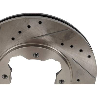 RAREELECTRICAL - New Cross-Drilled And Slotted Brake Disc Compatible With Acura Honda Accord Lx 4 Cyl 2.2L Accord Lx - Image 4