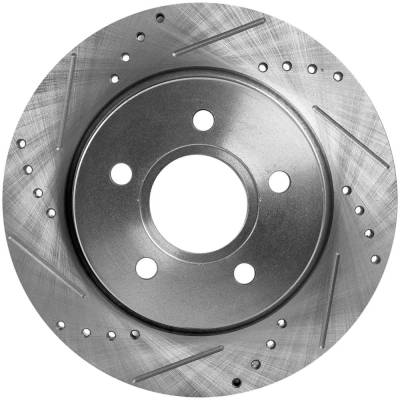 New Solid Brake Disc Compatible With Ford Focus Se 4 Cyl 2.0L Focus S 4 Cyl 2.0L Sel Electric