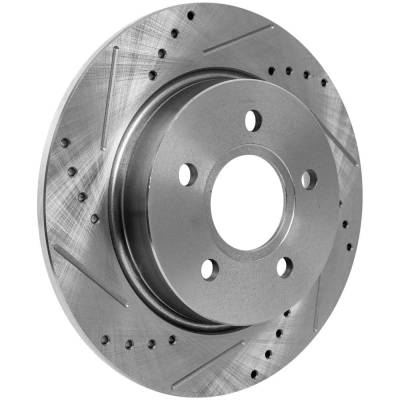 Rareelectrical - New Solid Brake Disc Compatible With Ford Focus Se 4 Cyl 2.0L Focus S 4 Cyl 2.0L Sel Electric - Image 2