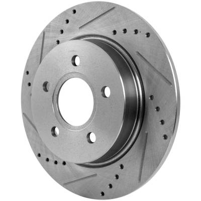 Rareelectrical - New Solid Brake Disc Compatible With Ford Focus St 4 Cyl 2.0L Focus Titanium 4 Cyl 2.0L Electric Sel - Image 3
