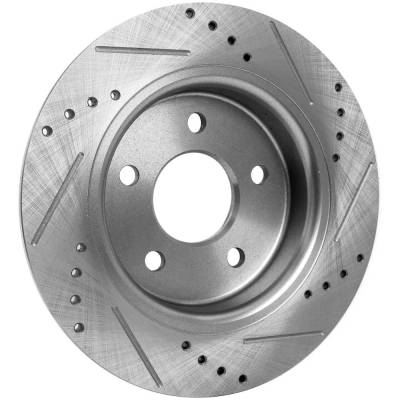 Rareelectrical - New Solid Brake Disc Compatible With Ford Focus St 4 Cyl 2.0L Focus Titanium 4 Cyl 2.0L Electric Sel - Image 5