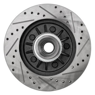 Rareelectrical - Performance Rotor Brake Disc Compatible With Ford Lincoln Expedition Eddie Bauer 8 Cyl 4.6L - Image 4