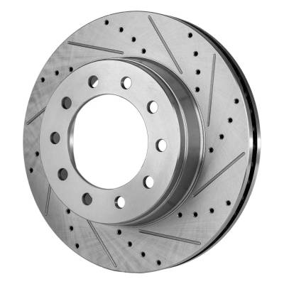 Rareelectrical - Vented Brake Disc Compatible With Ford F-450 Super Duty Harley-Davidson Edition 8 Cyl 6.4L F-450 - Image 7