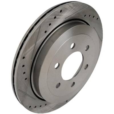 Rareelectrical - New Vented Brake Disc Compatible With Ford Lincoln Expedition Xl 8 Cyl 5.4L Expedition Max Limited 6 - Image 3