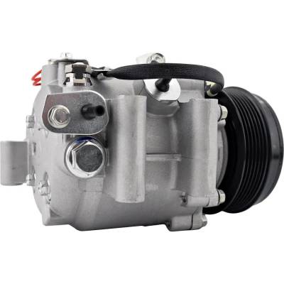 Rareelectrical - 6-Groove Pulley A/C Compressor Compatible With Acura Honda Civic Gx 4 Cyl 1.8L Civic Touring 4 Cyl - Image 3