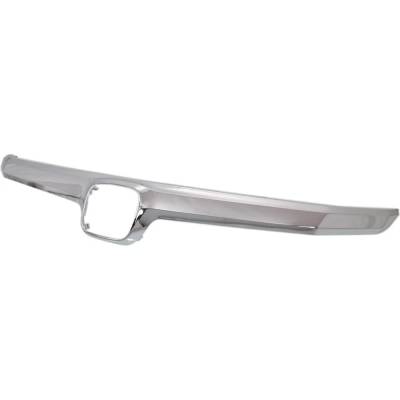 RAREELECTRICAL - New Chrome Grille Trim Compatible With Honda Civic Hf 4 Cyl 1.8L Civic Lx 4 Cyl 1.8L Gx Ex Ex-L 4 - Image 2
