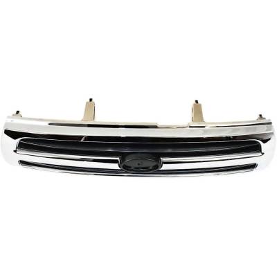 RAREELECTRICAL - New Chrome Shell Grille Assembly Compatible With Toyota 4Runner Sr5 6 Cyl 3.4L 4Runner Base 4 Cyl - Image 5