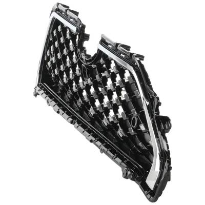 Rareelectrical - Textured Black Grille Assembly Compatible With Toyota Rav4 Prime Se 4 Cyl 2.5L Rav4 Prime Xse 4 Cyl - Image 3